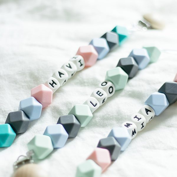 How To Make Adorable, Custom Name Pacifier Clips