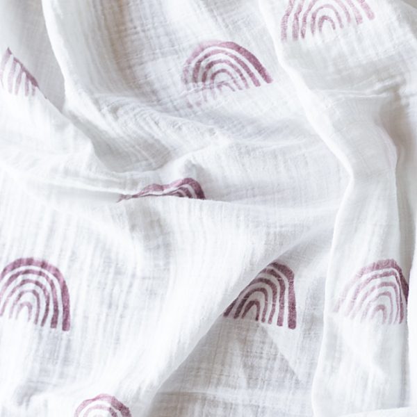 How To Make An Adorable Stamped Baby Muslin Blanket