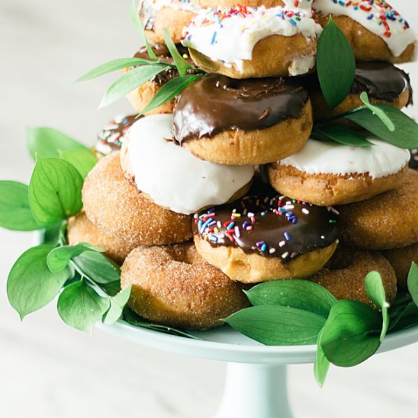 DIY Simple and Delicious Donut Wedding Cake