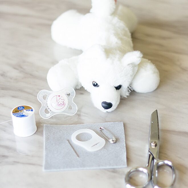 DIY Stuffed Animal Pacifier Holder